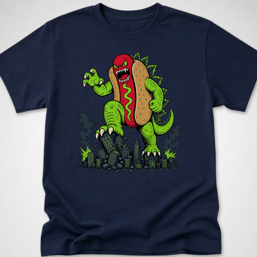 Dogzilla — Youth Tee — Navy