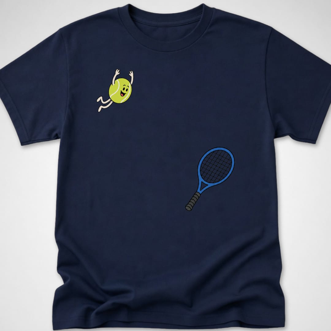 Tennis Dive — Youth Tee — Navy