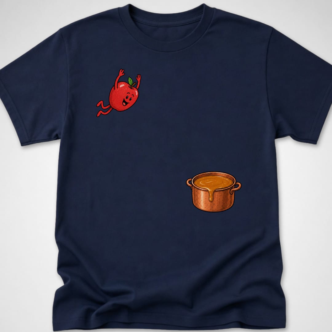 Caramel Apple Dive — Youth Tee — Navy