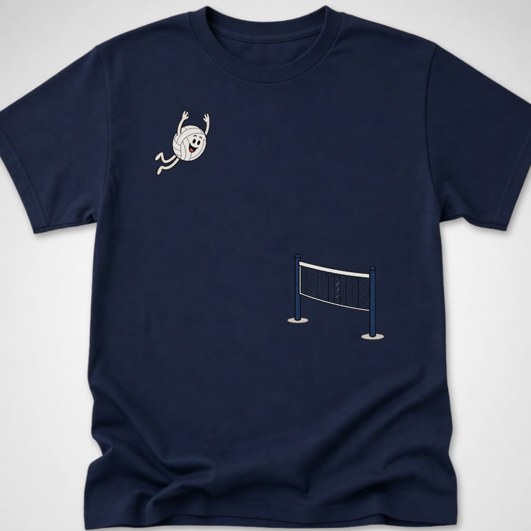 Volleyball Dive — Youth Tee — Navy