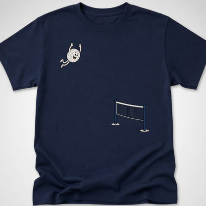 Volleyball Dive — Youth Tee — Navy