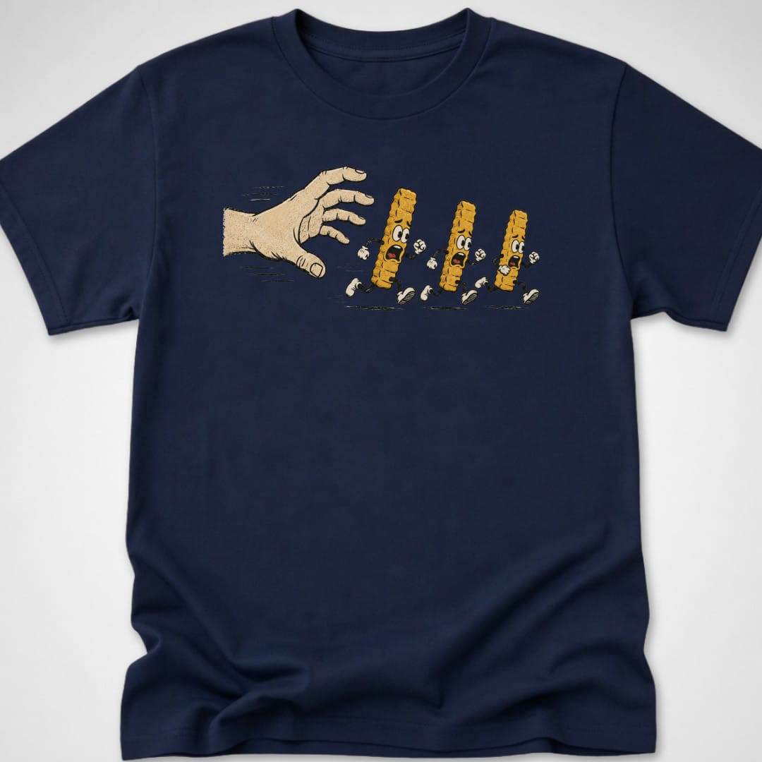 Gimmie Those Fries — Youth Tee — Navy