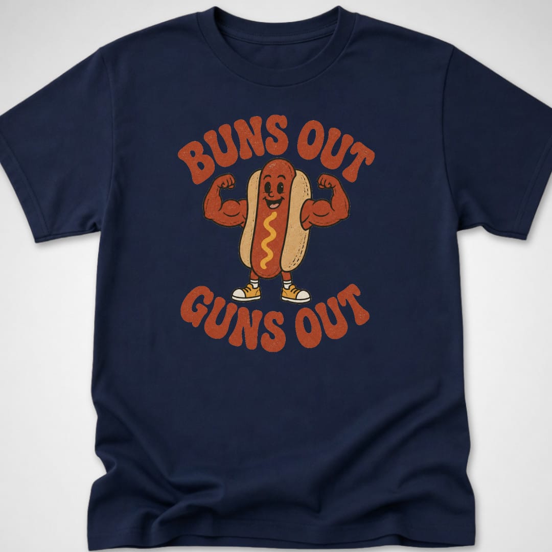 Bun's Out — Youth Tee — Navy