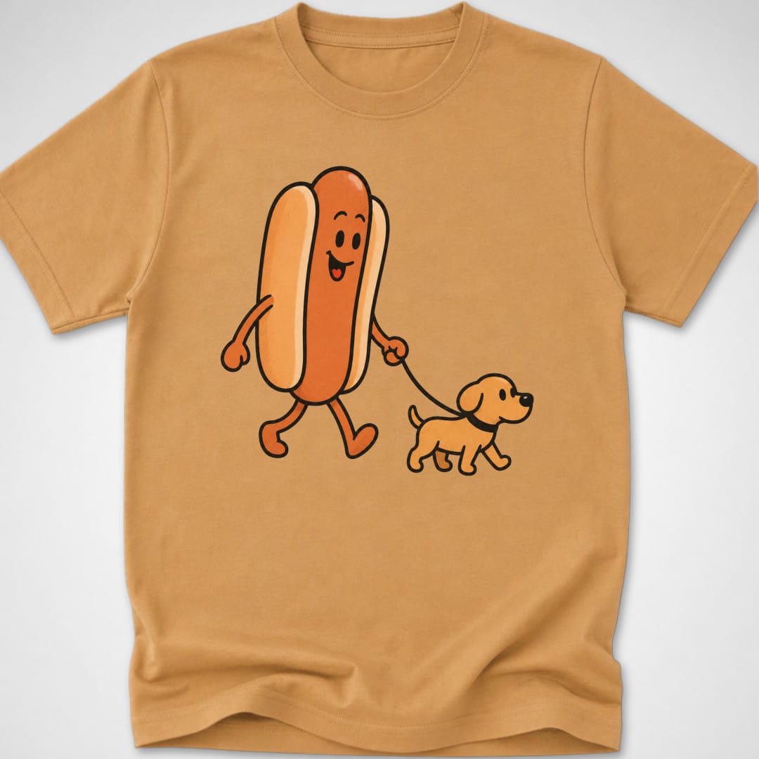 Frank's Dog Walk — Youth Tee — Old Gold
