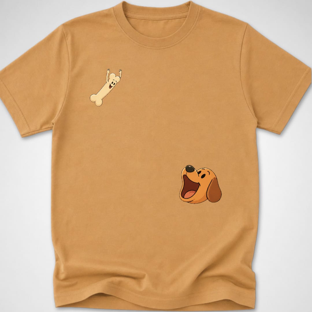 Dog Bone Dive — Youth Tee — Old Gold