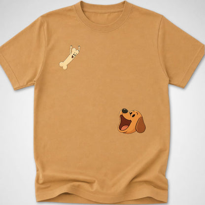 Dog Bone Dive — Youth Tee — Old Gold