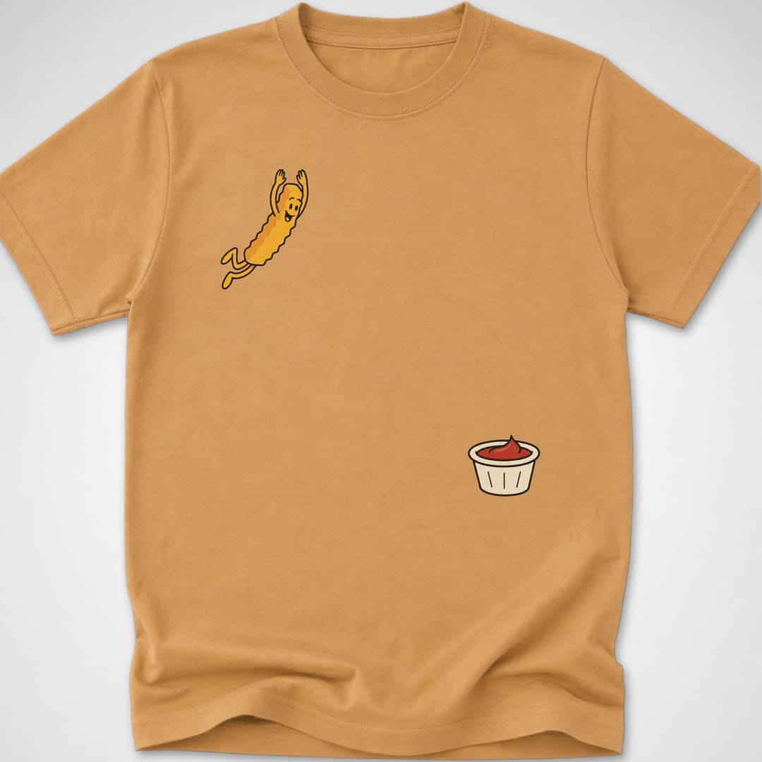 Fry Dive — Youth Tee — Old Gold