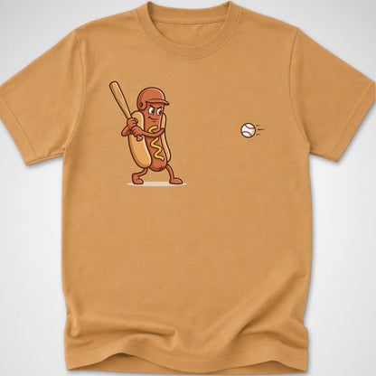 Dingers & Dogs — Youth Tee — Old Gold