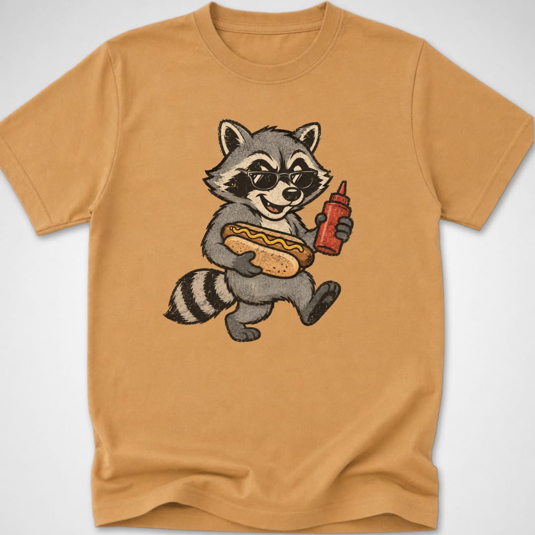 Dawg Bandit — Youth Tee — Old Gold