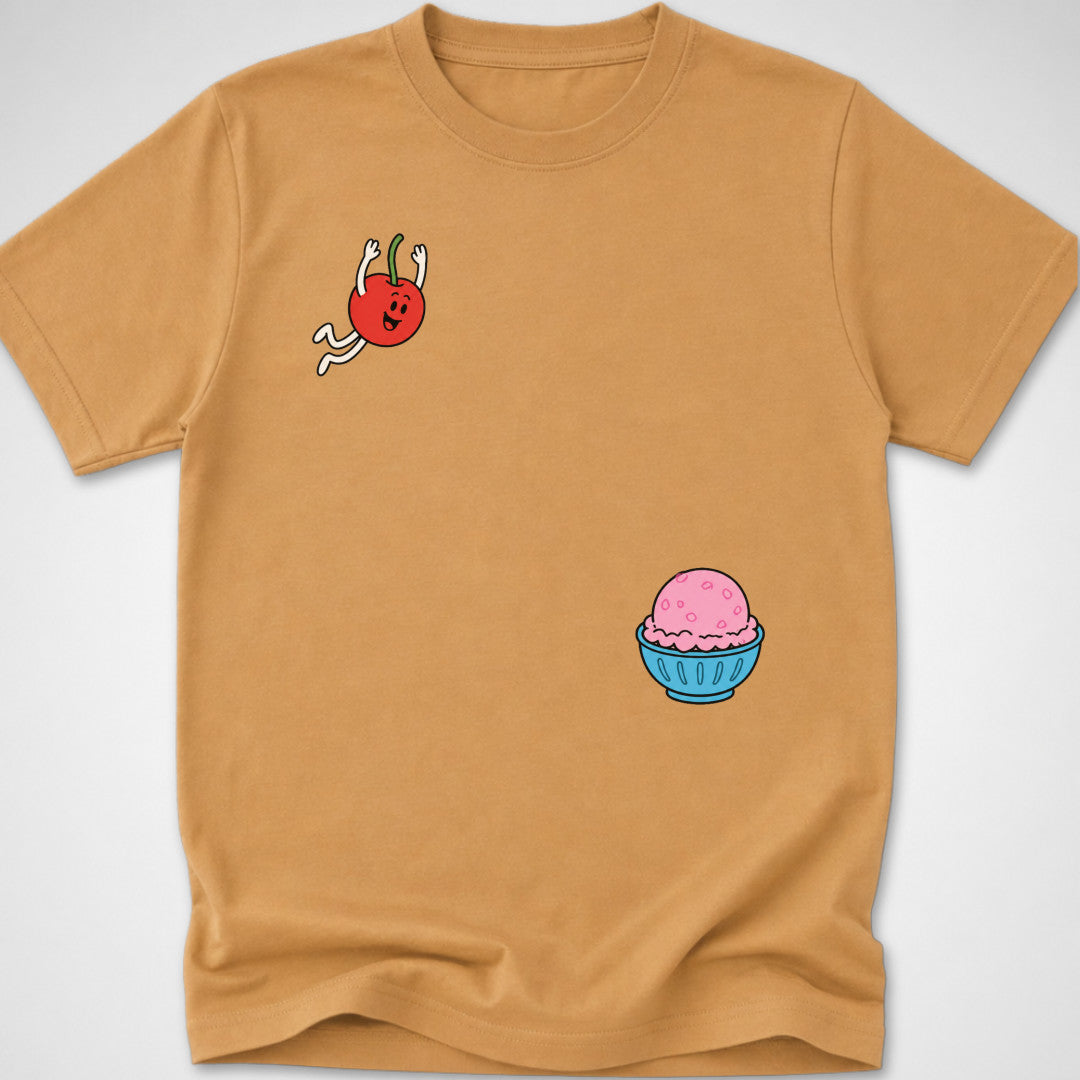 Cherry dive — Youth Tee — Old Gold