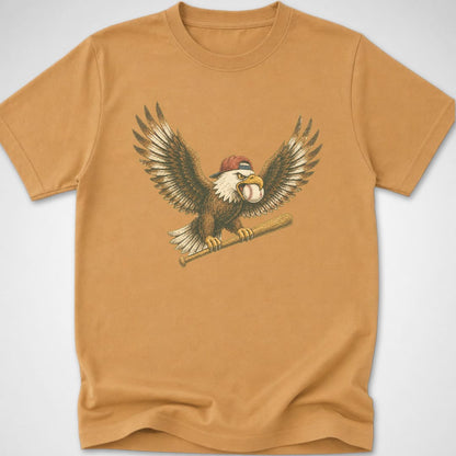 Eagle Slugger — Youth Tee — Old Gold