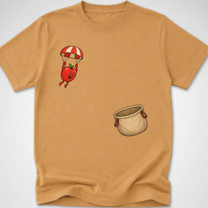 Apple Picking Dive — Youth Tee — Old Gold