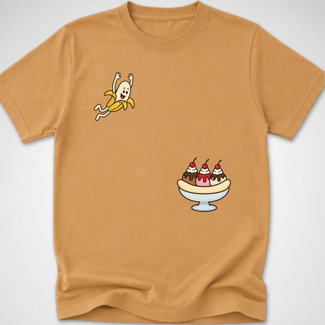 Banana Split Dive — Youth Tee — Old Gold