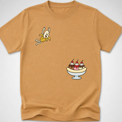 Banana Split Dive — Youth Tee — Old Gold