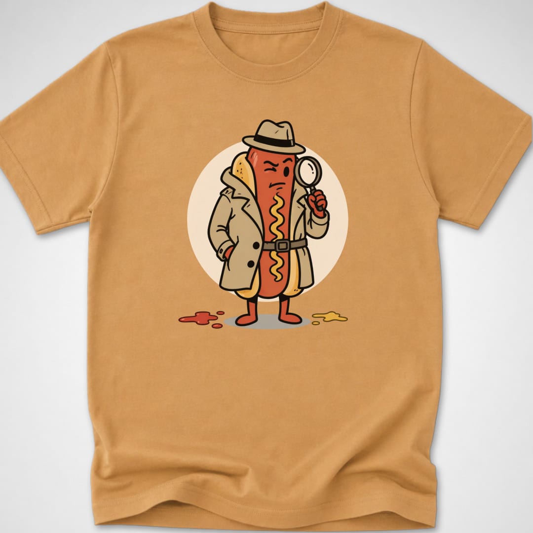 Detective Dog — Youth Tee — Old Gold