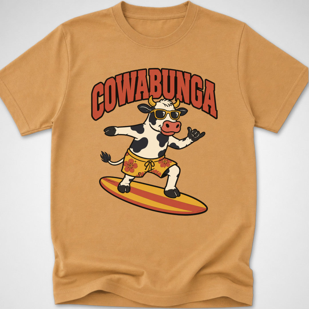 Cowabunga — Youth Tee — Old Gold