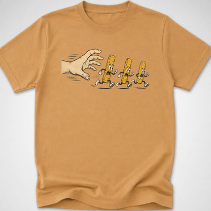 Gimmie Those Fries — Youth Tee — Old Gold