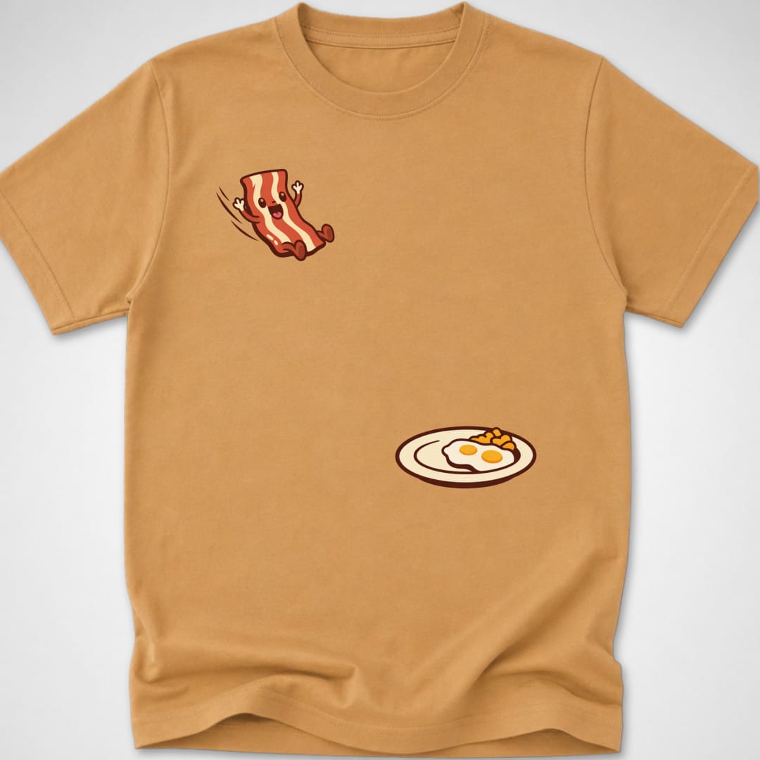 Bacon Jump — Youth Tee — Old Gold