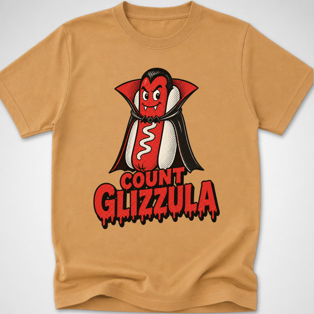 Count Glizzula — Youth Tee — Old Gold