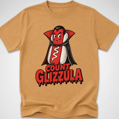 Count Glizzula — Youth Tee — Old Gold