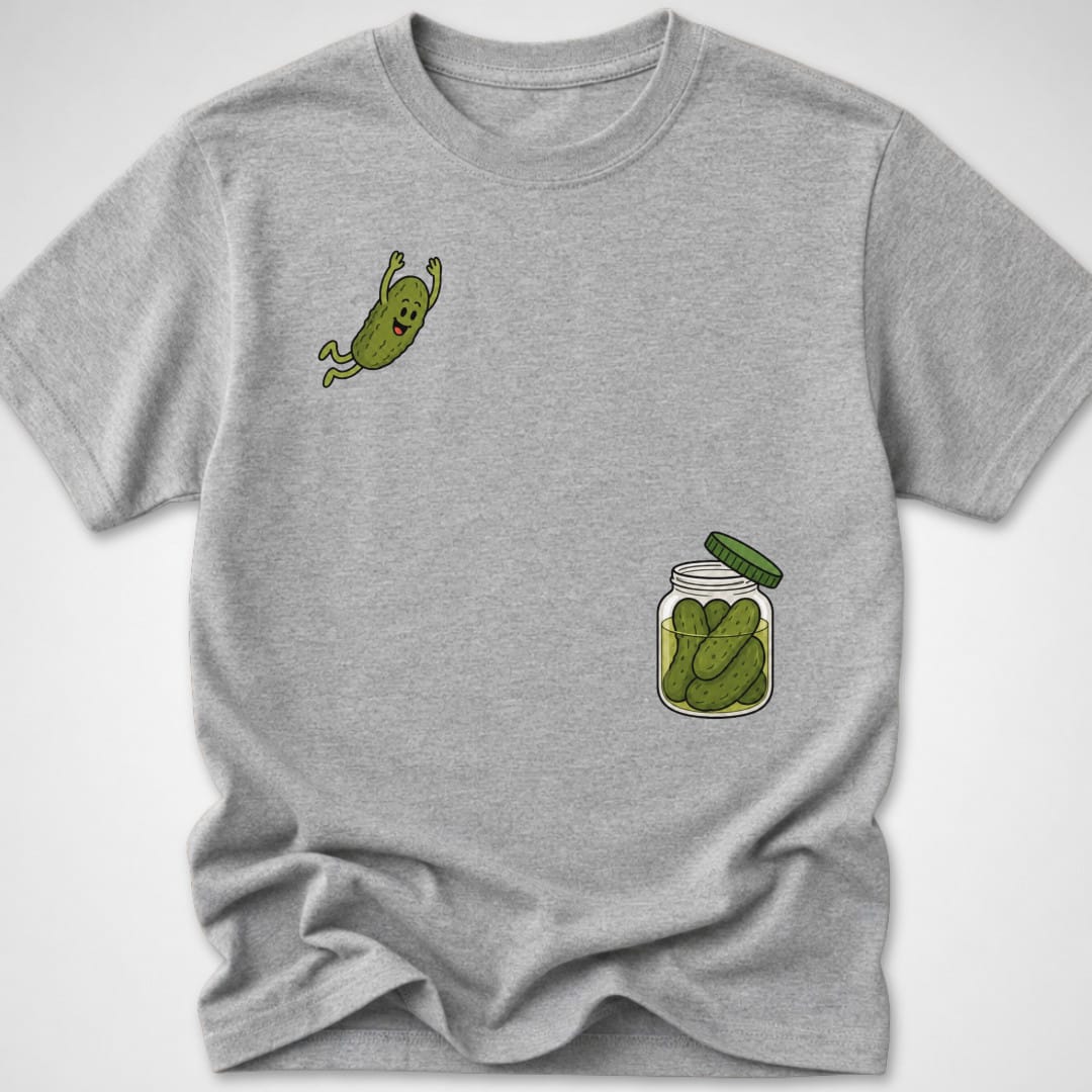 Pickle Dive — Youth Tee — Sport Grey