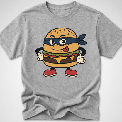 Burger Burglar — Youth Tee — Sport Grey
