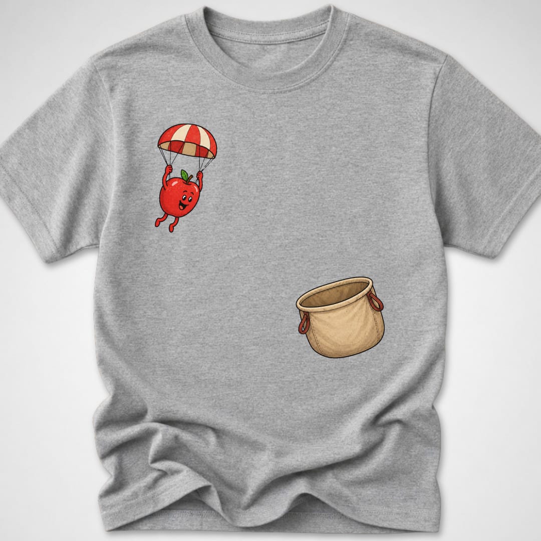 Apple Picking Dive — Youth Tee — Sport Grey