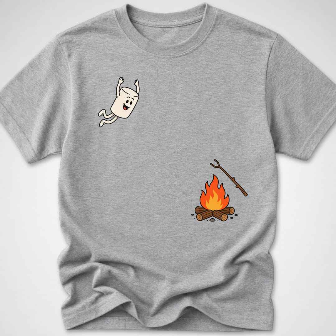 Marshmallow Dive — Youth Tee — Sport Grey