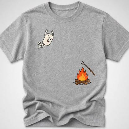 Marshmallow Dive — Youth Tee — Sport Grey