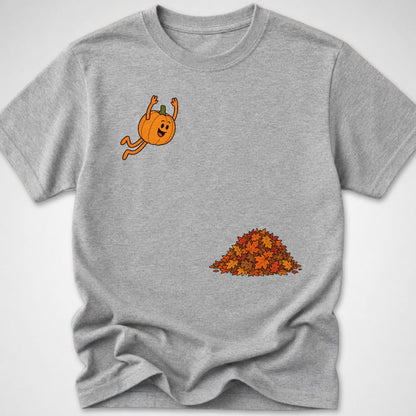 Pumpkin Dive — Youth Tee — Sport Grey