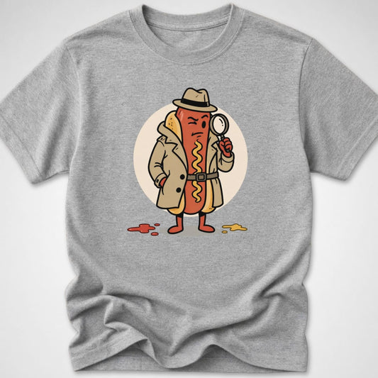 Detective Dog — Youth Tee — Sport Grey