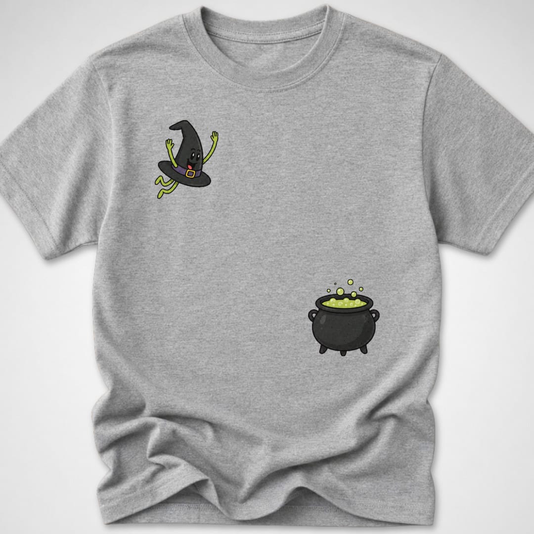 Witch Hat Dive — Youth Tee — Sport Grey