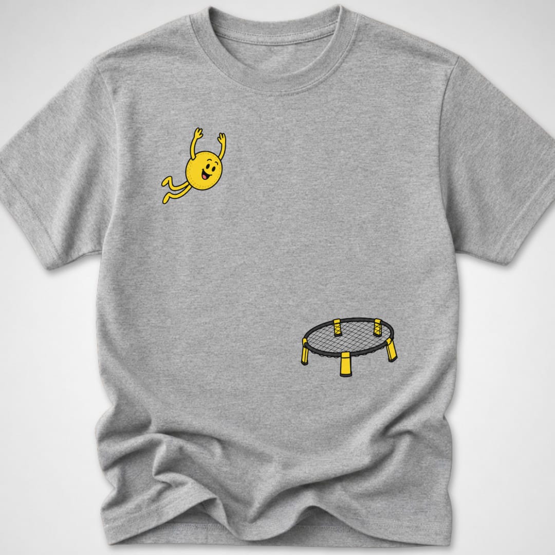 Spikeball Dive — Youth Tee — Sport Grey