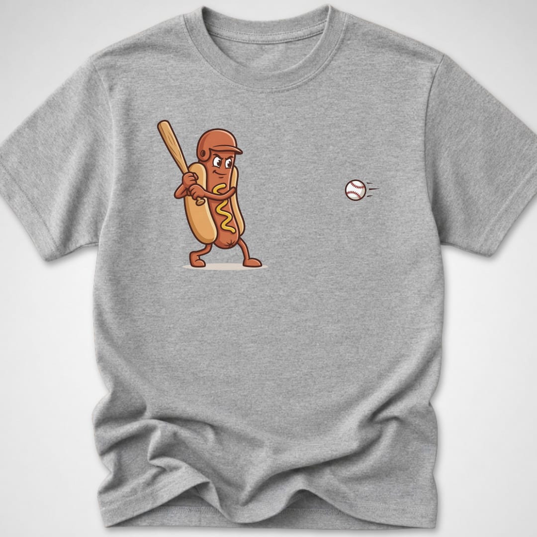 Dingers & Dogs — Youth Tee — Sport Grey