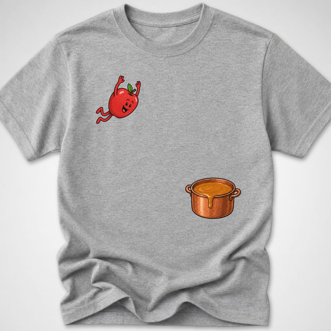 Caramel Apple Dive — Youth Tee — Sport Grey