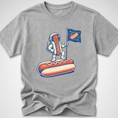 Space Dog — Youth Tee — Sport Grey