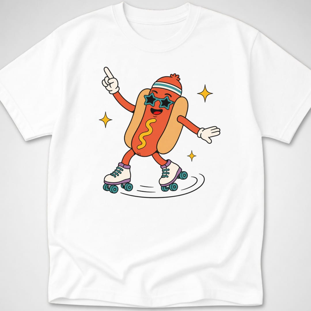 Disco Dog — Youth Tee — White