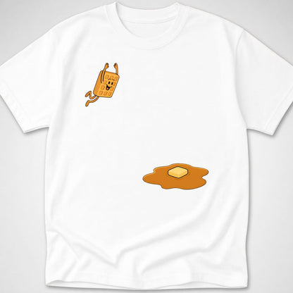 Waffle Dive — Youth Tee — White