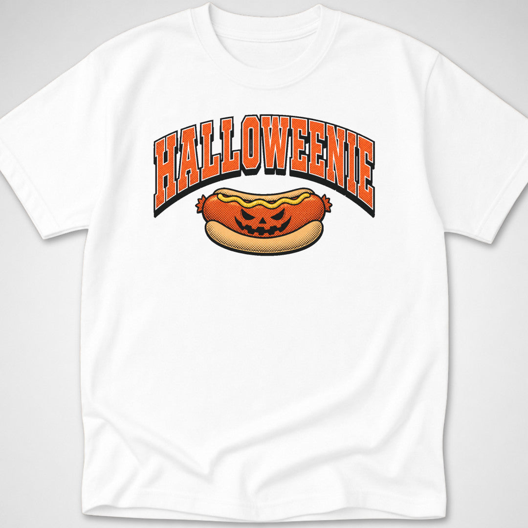 Halloweenie — Youth Tee — White