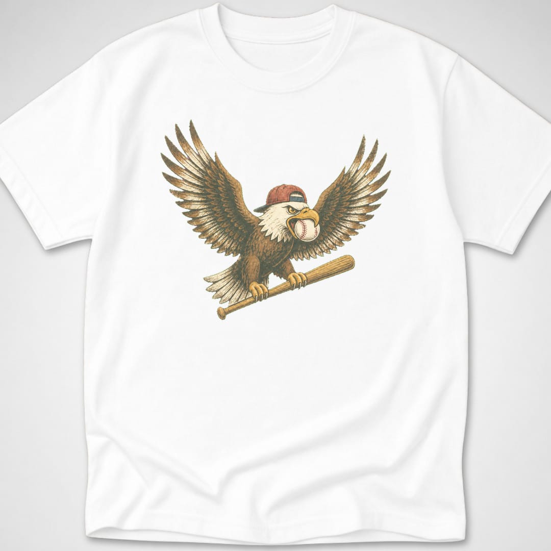 Eagle Slugger — Youth Tee — White