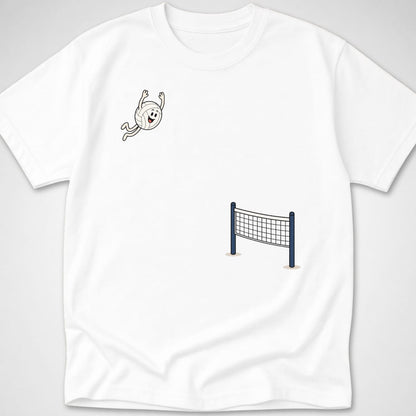 Volleyball Dive — Youth Tee — White
