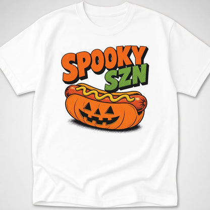 Spooky Szn — Youth Tee — White