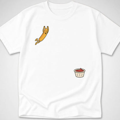 Fry Dive — Youth Tee — White