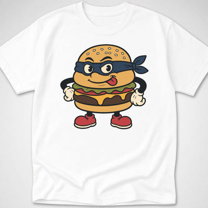 Burger Burglar — Youth Tee — White