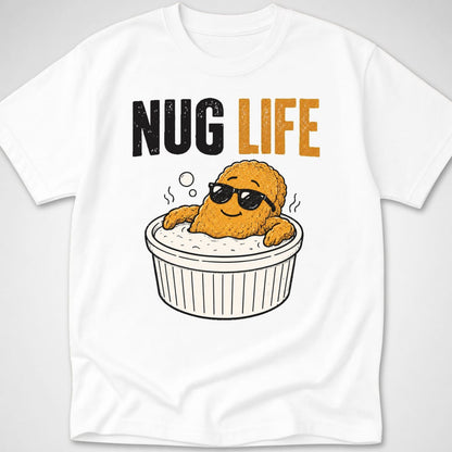 Nug Life — Youth Tee — White