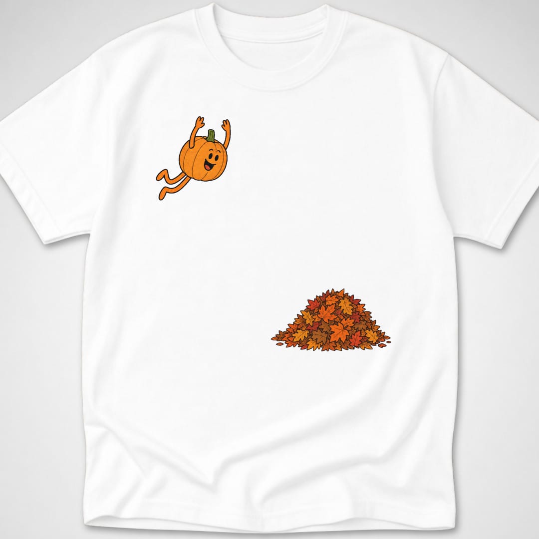 Pumpkin Dive — Youth Tee — White