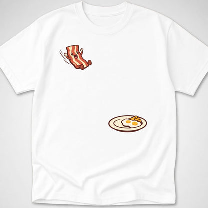 Bacon Jump — Youth Tee — White