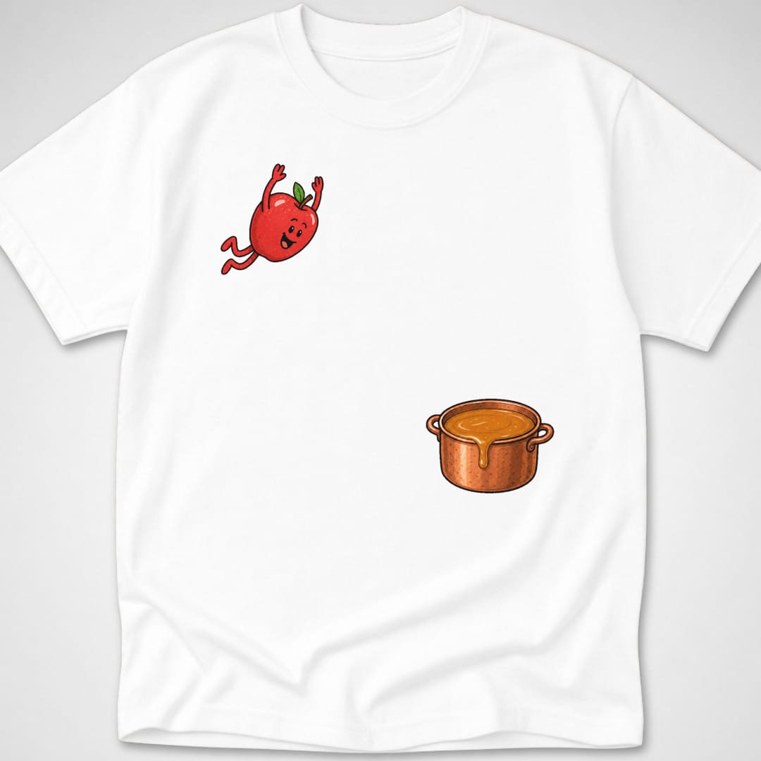 Caramel Apple Dive — Youth Tee — White