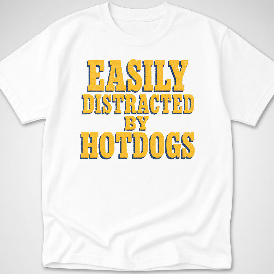 Easily Distracted — Youth Tee — White
