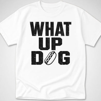 What Up Dog — Youth Tee — White